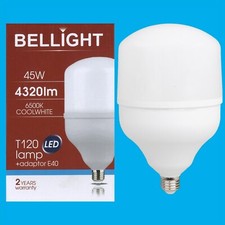 1x 45W (=250W) T120 LED Light