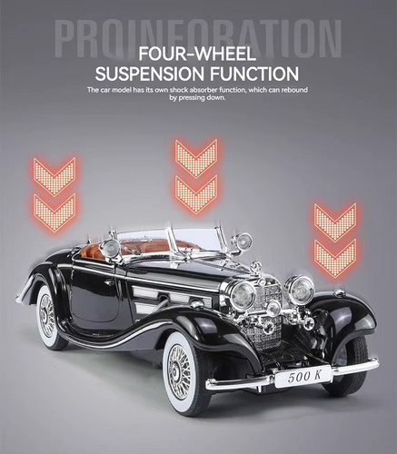 Alloy vintage car model - 1:24,