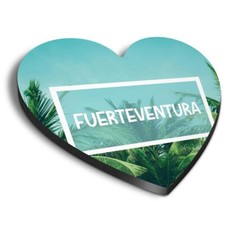 1x Heart Fridge MDF Magnet