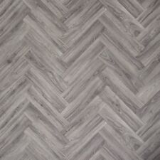 Grey Herringbone Vinyl
