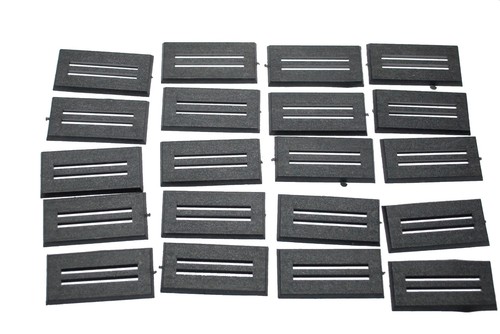 Black plastic slotta slotted - slotta,,
