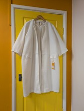 Deadstock Vintage 1960s White Crimplene Dress Suit - XXL