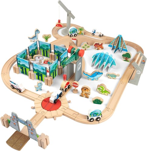 Jurassic world wooden - world,