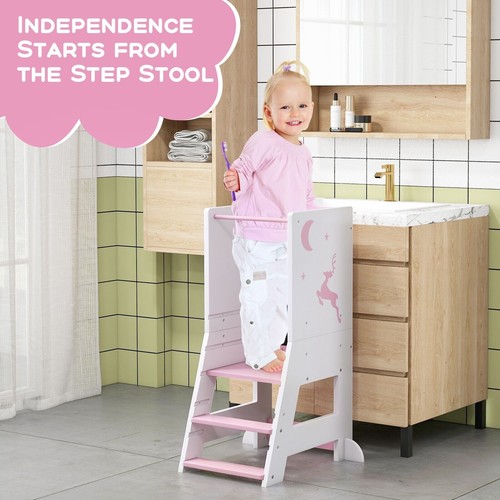 Costway toddler kitchen - toddler, stool