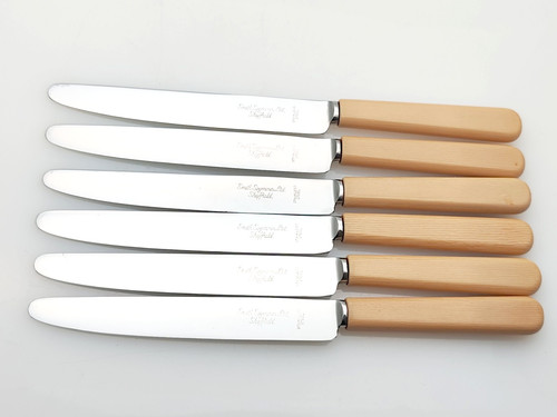 Steel dessert knives - 6x,