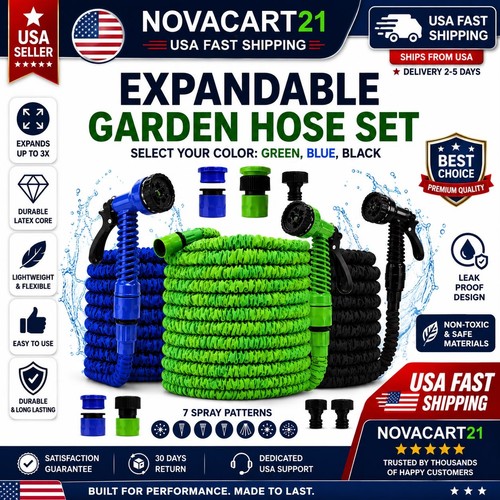 Expandable garden hose - hose, pipe