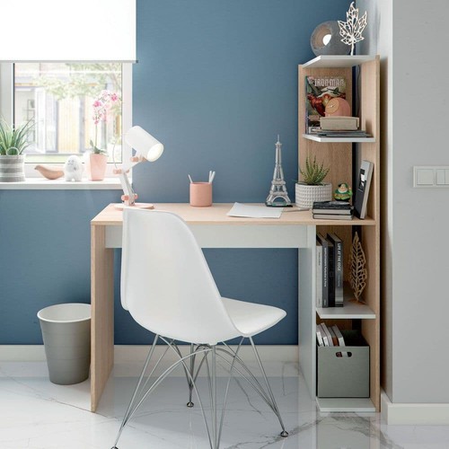 Orvara white oak effect desk - orvara,