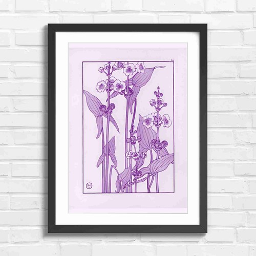 Art nouveau floral - nouveau, botanical
