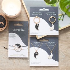 Set 2 Yin Yang Design Gold