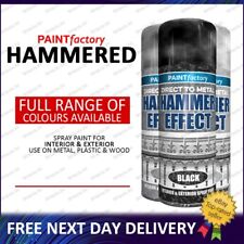 Hammered Effect Paint Spray Black Gold Grey Silver Red Green Wood Metal 400ML H2