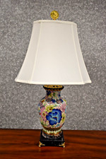 25" VINTAGE BEIJING CLOISONNE