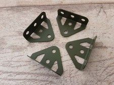 Meccano 4 x #414 Trunnions Olive Army