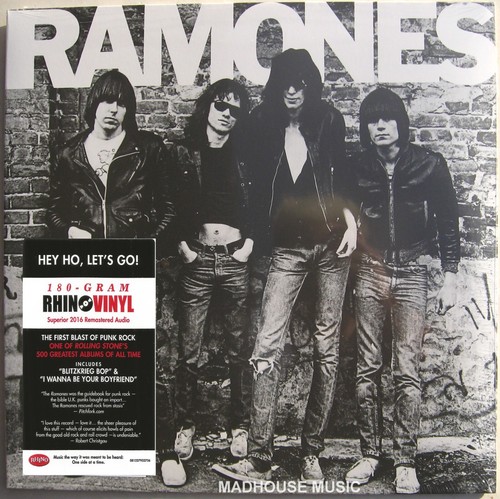 Ramones debut 180 - ramones,