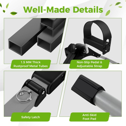Foldable under desk pedal - foldable,