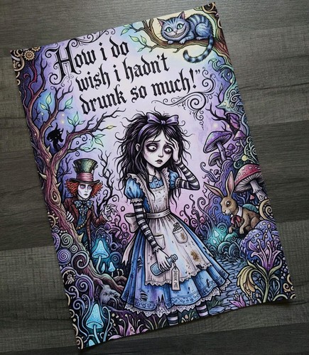 Alice wonderland art how - in, i