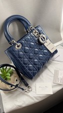 Medium Lady Dior Blue Cannage
