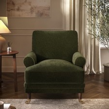 Chenille feather armchair - feather,