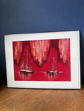 Vintage painting velvet - vintage,