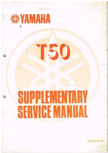 Yamaha t50 original - yamaha, 1987