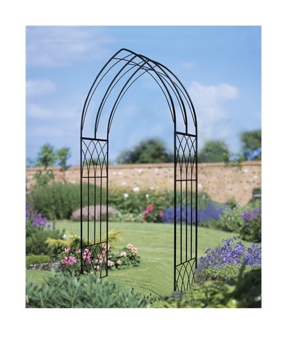 Rose arch arbour garden - rose,