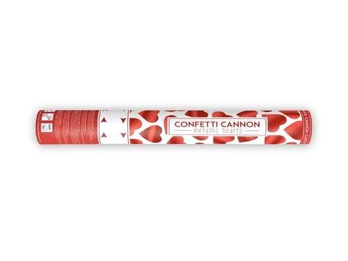 Confetti cannon with - , hearts