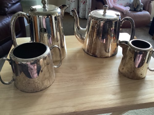 Silver plated tea coffee set - tea,