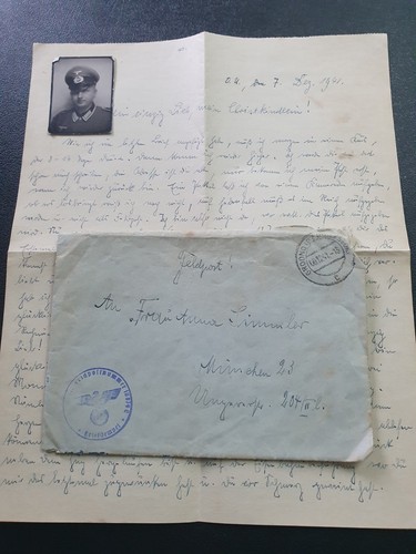 German ww2 wk2 soldiers - german, letter