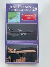 Just Planes International 29 VHS Tape Video Hong Kong Kai Tak 1997