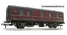 Bachmann BR Mk1 Maroon CCT goods / parcels van wagon *PRO WEATHERED LOOK 39-550Z