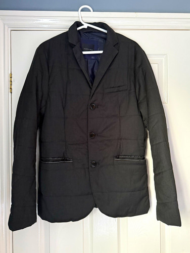 Zara man black twill - man,