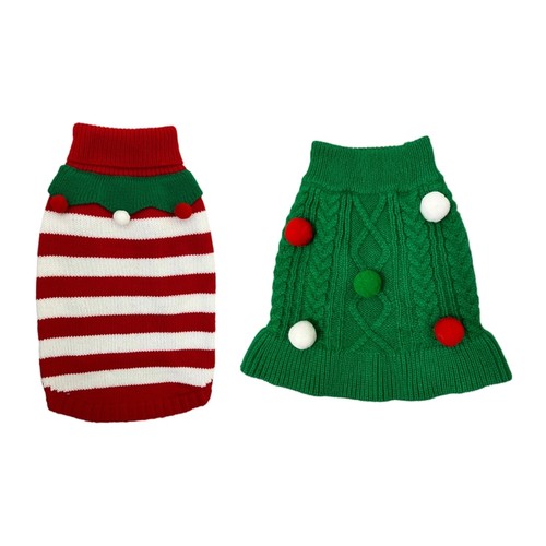 Dog sweater apparel christmas - sweater,