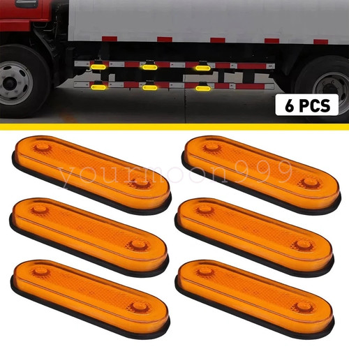 Orange amber side led - side, 20
