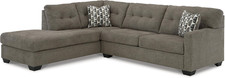 Mahoney Dark Brown L-Shaped