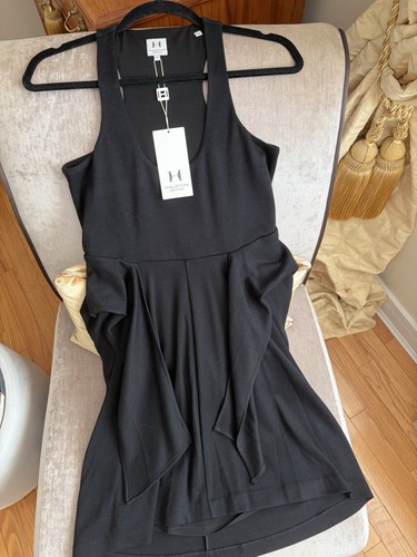 Halston heritage black draped - heritage,