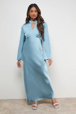 Oasis Powder Blue Midi Dress