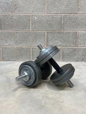 Gold’s Gym Spinlock Dumbbells – Pair (14.5kg each)