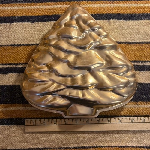 Vintage gold christmas tree - christmas,