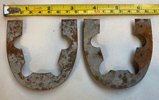 Original pair of WW2 German Army / Luftwaffe boot heels, in very clean condition