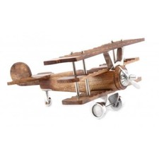 Wooden Aeroplane Decoration