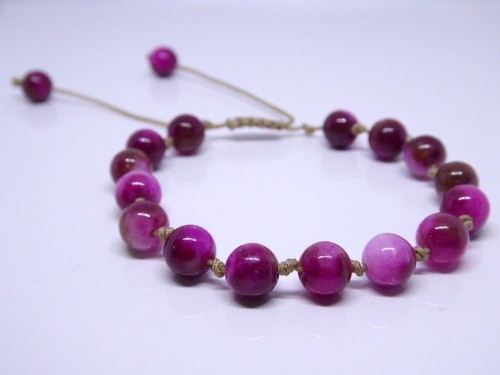 Blush mashan jade bead - jade,