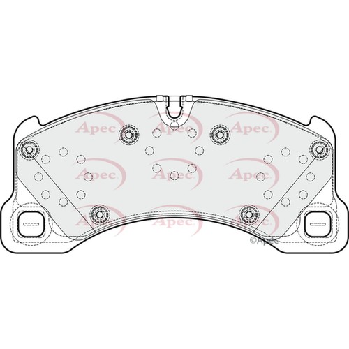 Brake pads set for - set, touareg