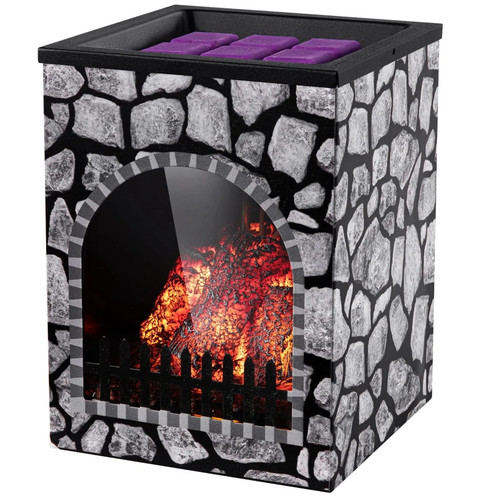 Electric fireplace wax candle - electric,