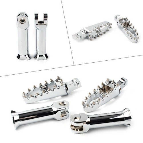 Chrome footpegs mount assembly - footpegs,