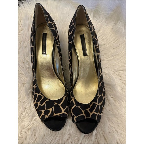 Bandolino giraffe print peep - print,