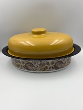 Vintage Enamel Casserole Dish
