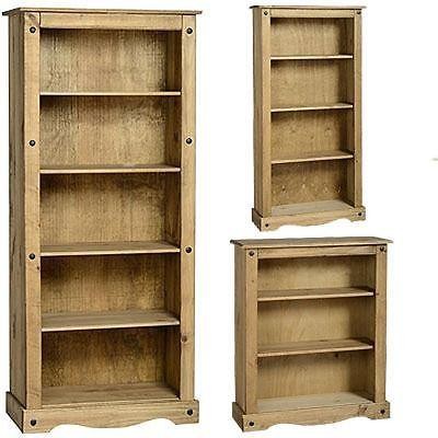 Corona bookcase solid - solid, pine