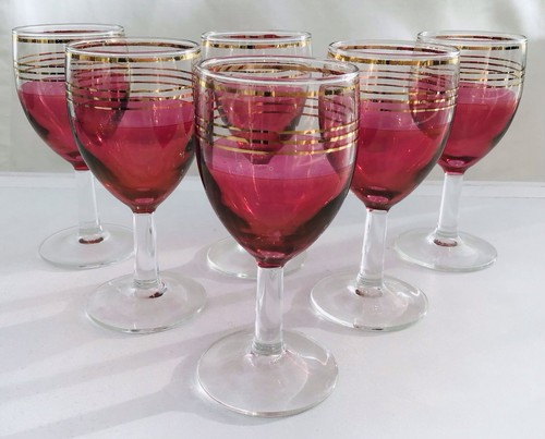 Vintage cranberry red and - vintage,