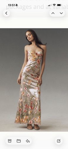 Mac duggal sequin embroidered - mac,
