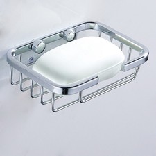 Wall Mounted Bathroom Soap Dish  Stainless Steel Holder Shower Soap Case Tray
