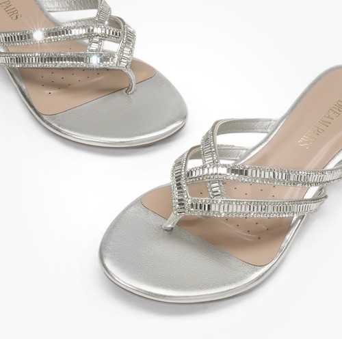 Women sparkly flip flops - sparkly,